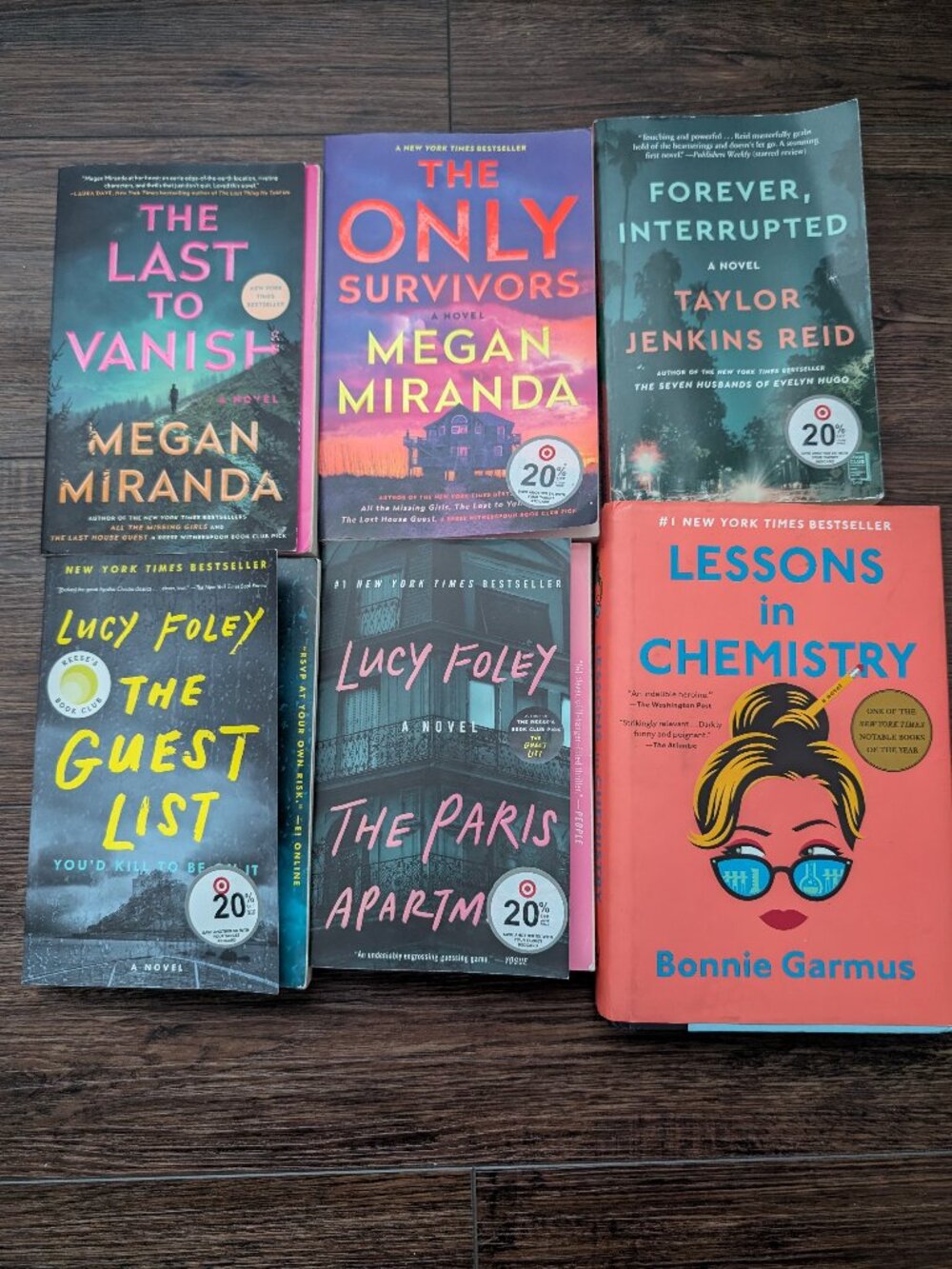Bundle of 6 Fiction Books